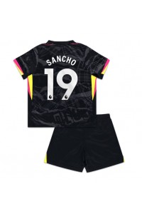 Chelsea Jadon Sancho #19 Babytruitje 3e tenue Kind 2024-25 Korte Mouw (+ Korte broeken)